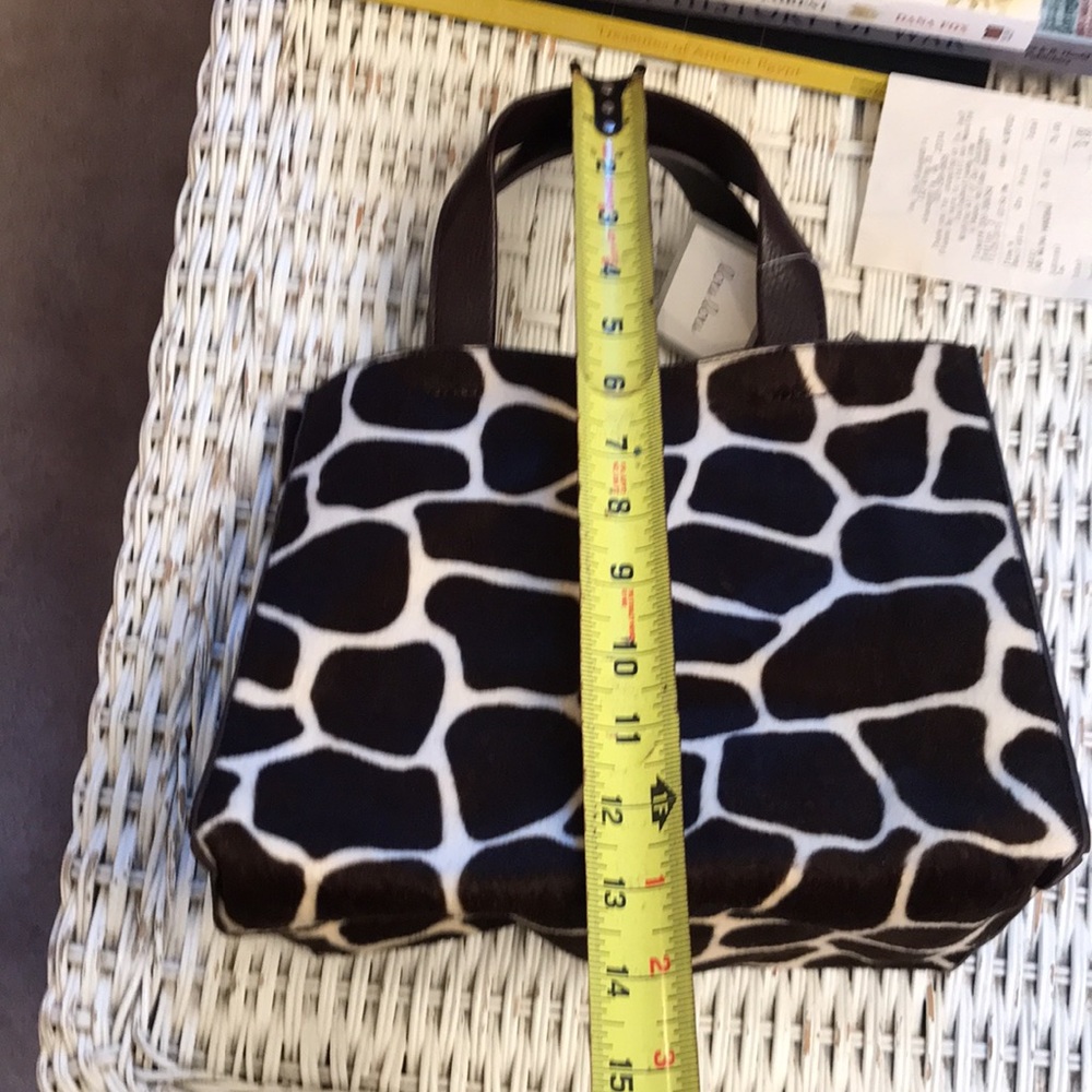 Lou Lou UNB Maina vegan leather handbag. Giraffe print. NWT. Retail x $75 (2015) - Picture 8 of 10